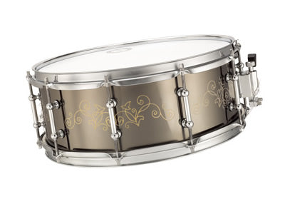 Bronze Snare Drum, Black Nickel Plated (PC8-19)
