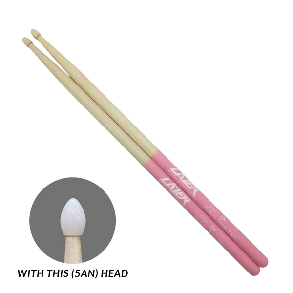 Pink Anti-Slide Hickory Drumstick (PC163)