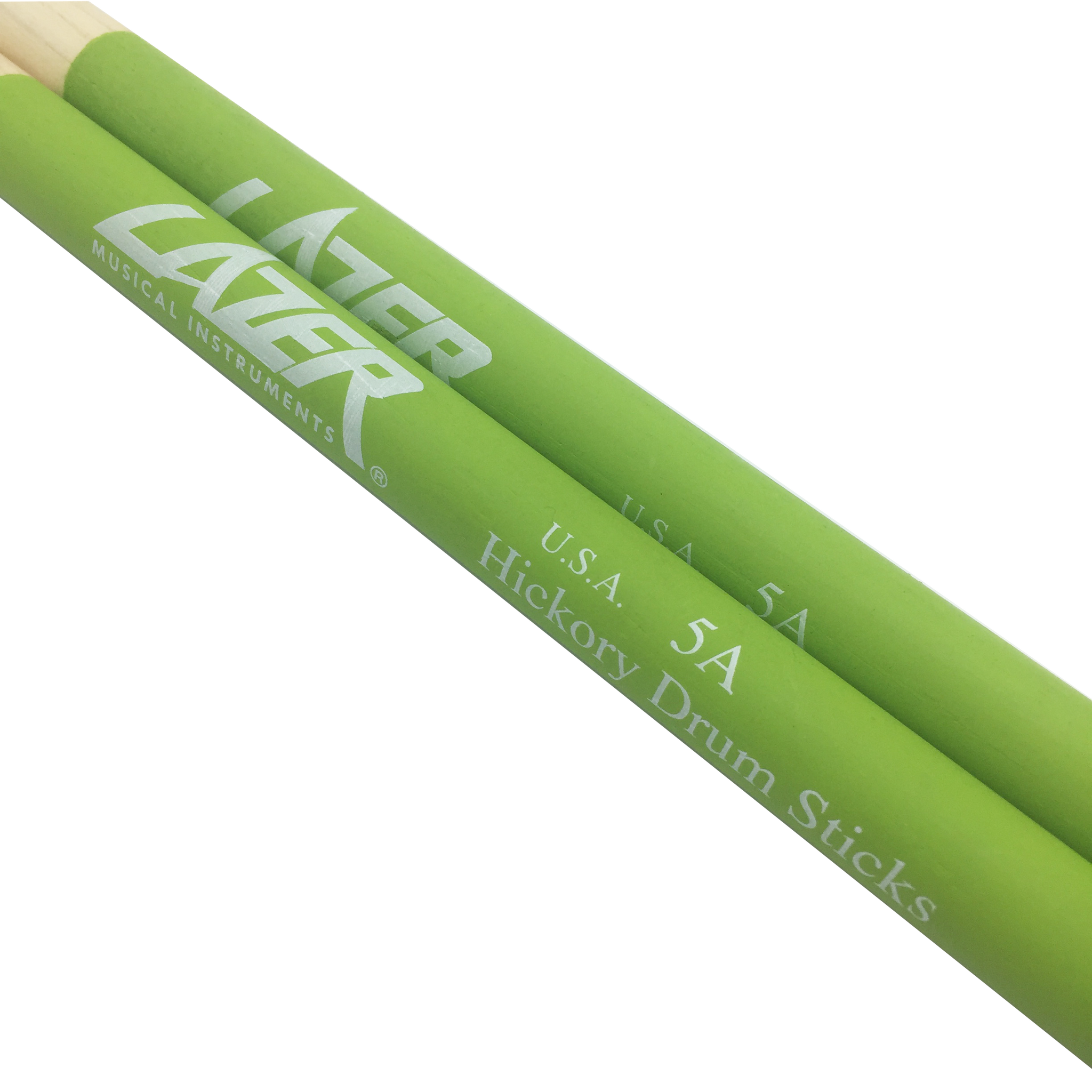 Green Anti-Slide Hickory Drumstick (PC163)
